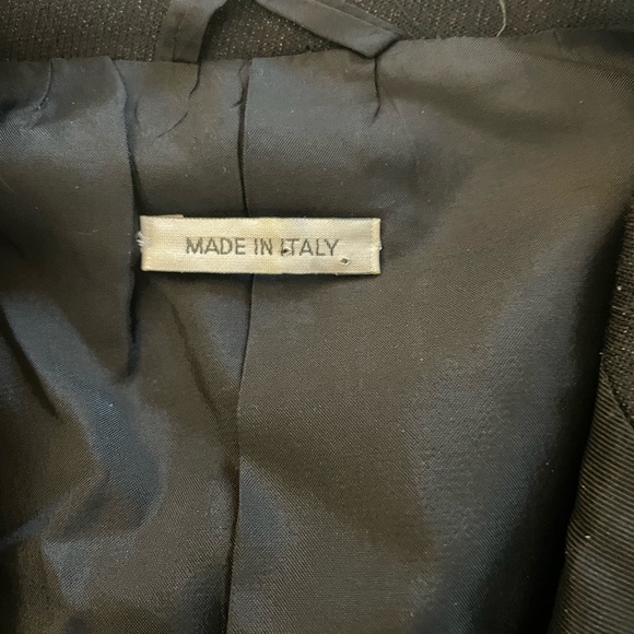 VESTIMENTA Made in Italy Vintage Peak Lapel Tuxedo Jacket in Black Size 42 R - Picture 3 of 8